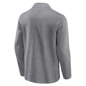 T-shirt de course athlétique unisexe entièrement personnalisable, à manches longues, léger, à séchage rapide, extensible dans les quatre sens, avec fermeture éclair 1/4 - Product Image 5