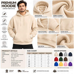 Sweat-shirt à capuche pour homme en molleton 100% coton, coupe ample, fermeture éclair, imprimé 3D en relief, logo personnalisé - Product Image 5