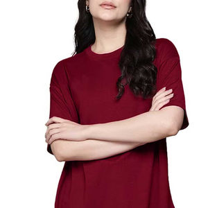 Camiseta Urbana para Mujer, Diseño Personalizado, Secado Rápido, Corte Holgado, Múltiples Colores, Poliéster/Algodón, Precio de Fábrica, OEM - Product Image 2