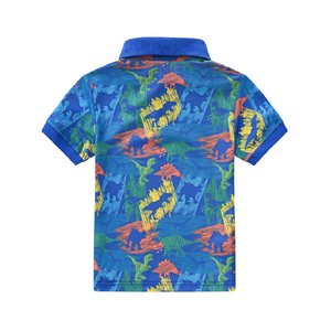 Ropa de niño para la temporada de verano, camisetas polo casuales para niños, diseño personalizado, camisetas polo a rayas de algodón suave premium para niños. - Product Image 4