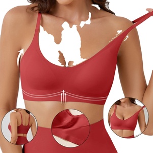 Soft Support Seamless High Support Simple Yoga Underwear Comfortable Gathering No Steel <b>Ring</b> Collection Light <b>Thin</b> Breathable - Product Image 2