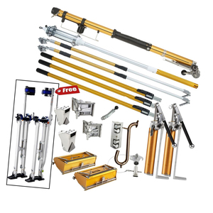 GOOD# NEW Automatic Le v el 5 Complete Taping and Finishing Drywall <b>Tool</b> Set with Bonus <b>Hand</b> <b>Tools</b> - Product Image 4