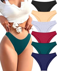 กางเกงในผู้หญิงผ้าคอตตอนผสม ทรง Thong ผูกโบว์ เป็นมิตรกับสิ่งแวดล้อม แห้งเร็ว เนื้อผ้านุ่ม ยืดหยุ่น สวมใส่สบาย ระบายอากาศได้ดี น้ำหนักเบา - Product Image 1
