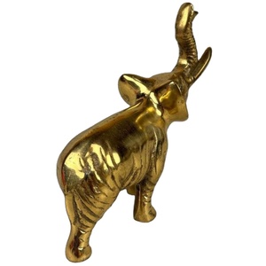 Pirinç fil heykel düğün festivali dekorasyon Metal el sanatları lüks fil heykeli masa dekoratif küçük hayvan figürleri - Product Image 1