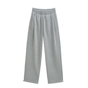 Jogging pour femmes à taille haute et jambes larges, doublé en polaire - Pantalon de sport respirant à taille élastique pour l'hiver - Product Image 2