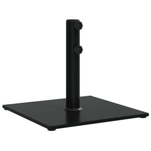Base Cuadrada para Sombrilla de Patio de Acero Negro de 37.5 lb para Muebles y Decoración de Exteriores - Product Image 2