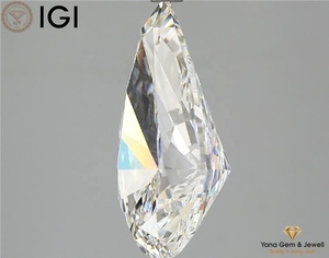 Diamante Cultivado en Laboratorio CVD de Alta Calidad, Corte Pera de 5.01 Quilates, Color G, Claridad VVS2, con Certificado IGI para Joyería Personalizada - Product Image 3