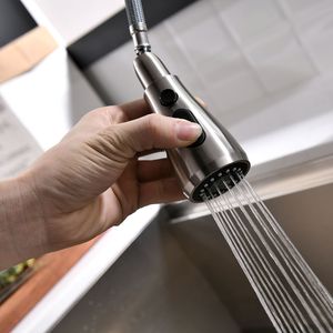 Rubinetto da cucina FLG monocomando in ottone con doccetta estraibile a 2 vie e funzione touch, per lavello - Product Image 5