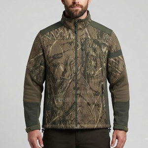 Veste softshell de chasse pour homme personnalisée, légère, résistante au vent, respirante, avec poches zippées utilitaires - Product Image 3