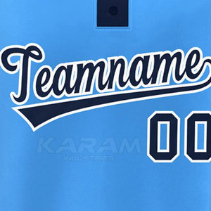 Maillot de baseball personnalisé de haute qualité à deux boutons, manches courtes, séchage rapide, respirant, unisexe, adulte, service OEM, vente en gros, vêtements de sport - Product Image 5