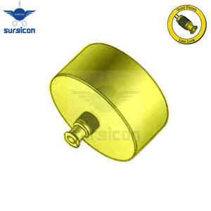 Dispositivo de Sujeción de 40 mm de Longitud con Conexión Luer Lock, Acabado Dorado, Dispositivo Quirúrgico Reutilizable con Doble Conexión Luer Lock - Product Image 6