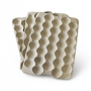 Barquette en pulpe moulée biodégradable et écologique à 20 alvéoles pour oranges et avocats – Emballage personnalisable 2026 - Product Image 1