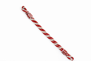 Premium Red White <b>Braided</b> Cap Cord Decorative Metallic Hat Rope Uniform Style <b>Accessory</b> Custom Fashion Quality Design - Product Image 4