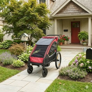3 in 1 Aluminum Alloy Kid's Trailer/Stroller/Jogger with Independent Suspension for Trail Adventures - Product Image 5