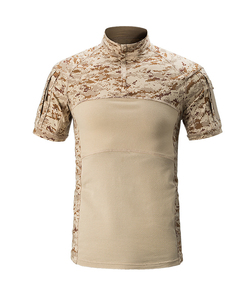 เสื้อยืดแขนสั้นลำลองสำหรับฤดูร้อน ระบายอากาศได้ดี เป็นมิตรกับสิ่งแวดล้อม ย้อมสีแบบ Tactical Hunting Garment - Product Image 3