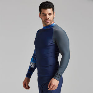 Nouveau T-shirt de compression à manches longues pour homme 2026, qualité supérieure, logo personnalisé, Rash Guard imprimé sur mesure, respirant et à prix abordable - Product Image 4