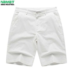 Naimat Men's Solid Black Cotton Bermuda Shorts Mid Rise Casual Style Breathable Oxford Fabric Button Fly Pockets - Product Image 2