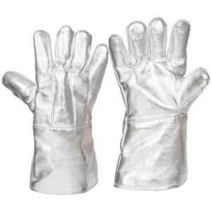Guantes de Soldadura de Alto Rendimiento, Aluminizados, de Aramida y Doble Lana, para Protección en Trabajos de Construcción, Resistentes a Chispas - Product Image 1