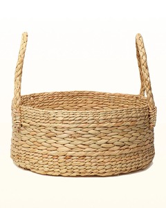 Cesta redonda de regalo de mimbre tejida a mano, cesta de almacenamiento hecha a mano, venta al por mayor, ecológica, hecha en Vietnam - Product Image 5