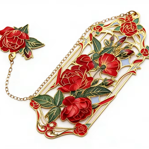 ที่คั่นหนังสือแบบกำหนดเองพร้อมจี้ห้อย สวยงามน่าประทับใจ ทันสมัย น่าหลงใหล น่าสนใจ เหมาะเป็นของขวัญที่สมบูรณ์แบบ - Product Image 1