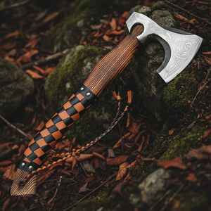 Hachas de Acero con Alto Contenido de Carbono y Mango de Madera Multiusos, Precio de Fábrica, Diseño Vikingo Personalizado, Alta Calidad, Diseño Más Popular, Venta al Por Mayor - Product Image 4