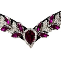 Fronture de cheval en cuir premium avec strass décoratifs, modèle anglais, confortable et durable, FAB International BB-02