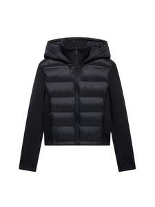 Hooded Padded Jacket <b>Coat</b> with Pockets for <b>Women</b>, Long Sleeve, Front Zipper, Female Outerwear, Breathable Tops, Fashion - Product Image 1