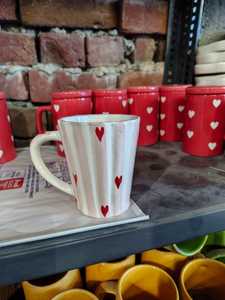 แก้วกาแฟเซรามิค ลายจุดโบว์น่ารัก ทำมือ สไตล์น่ารัก สำหรับใช้ในบ้าน - Product Image 5