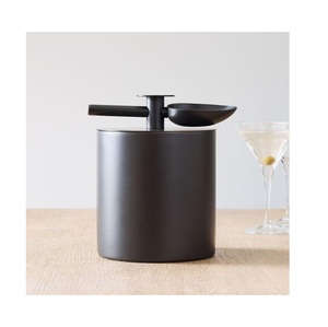 Seau à glace moderne en aluminium durable avec poignées de transport et couvercle, grande capacité, idéal pour le vin, la bière et les fêtes - Product Image 5