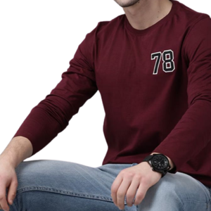 เสื้อครอปท็อปผ้าเจอร์ซีย์คอตตอน 240 กรัม ลายดอกไม้ แขนยาวทรงโอเวอร์ไซส์ สไตล์วินเทจ สตรีทแวร์ - Product Image 3