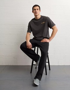 mens loose fit oversized drop shoulder t shirt heavy cotton streetwear blank tshirt custom logo manufacturer supplier - Product Image 4