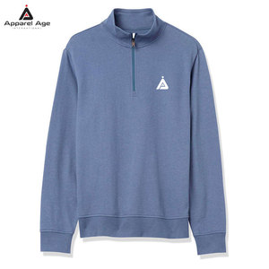 Sweat-shirts à demi-zip personnalisés de haute qualité, prix de gros, best-sellers, basiques, écologiques, pour hommes - Product Image 1