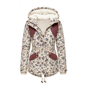 Parkas de Invierno para Mujer, de Alta Calidad, a la Moda, Transpirables, de Color Sólido, Cálidas, con Capucha, Forro de Lana, con OEM - Product Image 5