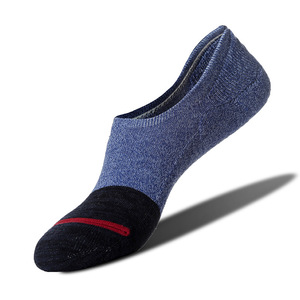 Men's Solid Color Ankle <b>Socks</b> Breathable Knitted Cotton Spandex Invisible <b>Socks</b> for Daily Use Summer Style - Product Image 2
