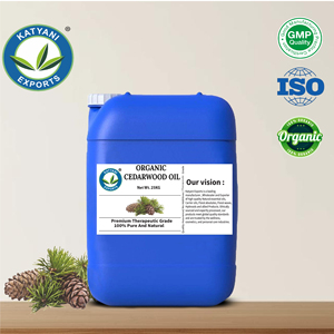 Aceite esencial de cedro orgánico (Cedrus Deodara) destilado al vapor para uso terapéutico, certificado orgánico por el USDA, altamente puro. - Product Image 4