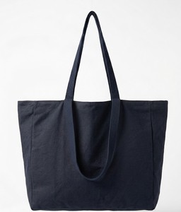 Custom Logo <b>Canvas</b> Tote Bag Reusable Shopping Carry Bag Long Handle Laminated Cotton <b>Shopper</b> for Daily Travel - Product Image 1