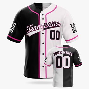 Camiseta de béisbol personalizada con nombre y número, uniforme de equipo, negro, blanco, dorado, malla transpirable, ropa de manga corta para hombre - Product Image 2