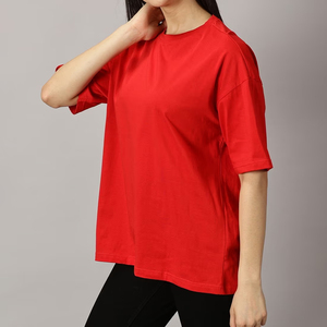 Vente en gros de t-shirts courts pour femmes de haute qualité, respirants, avec logo personnalisé, best-sellers de l'été, 100% coton, écologiques, séchage rapide - Product Image 4