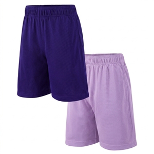 Custom Logo Men's Boys Basketball <b>Shorts</b> Oversized Fit Elastic Waist Knitted Mesh Sports <b>Shorts</b> Breathable Polyester Athletic - Product Image 3