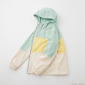 เสื้อแจ็คเก็ตกันลมคอตั้งแบบ Color Blocking ของ Formula 1 Industries สำหรับทุกเพศ ใส่ได้ในฤดูหนาว สไตล์ลำลอง กันลม มีซิปและกระเป๋าหน้า ทรงปกติ - Product Image 5