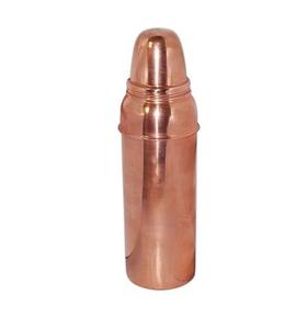 กระติกน้ำร้อนโลหะทองแดงพร้อมฝาปิด ดีไซน์แบบดั้งเดิม อุปกรณ์พกพา - Product Image 1
