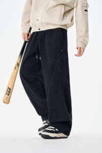 Pantalones SIDDIQUI HOSINEX para Hombre/Mujer, de Lona, Poliéster/Algodón, Estilo Vintage Oscuro, Ecológicos, Antiarrugas, de Secado Rápido, Ligeros y Elásticos - Product Image 6