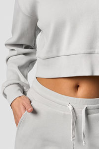 Sweat à capuche oversize pour femme, style streetwear, coupe ample, doublé, chaud et confortable, avec trous pour les pouces, mode automne, OEM - Product Image 3