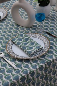 High Quality Sustainable Reusable <b>Tablecloth</b> Linen 100% Cotton Cover Premium Washable Elegance Weddings Banquet Modern Stylish - Product Image 5