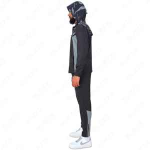 Plus Size Zip-up Baggy Custom <b>Men</b> 2 Piece Set Zip Up Vintage Windbreaker <b>Tracksuit</b> Nylon Windbreaker <b>Shorts</b> <b>Men's</b> Custom - Product Image 3