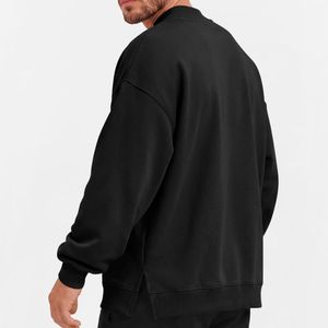 เสื้อสเวตเชิ้ตคอกลมทรงโอเวอร์ไซส์สำหรับผู้ชาย สไตล์สตรีทแวร์ ขายส่ง เสื้อผ้าลำลอง - Product Image 4