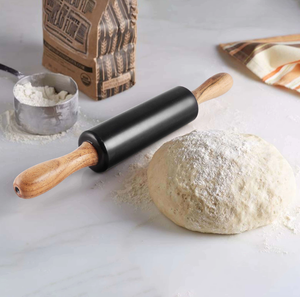 Wood & Marble Dough <b>Rolling</b> <b>Pin</b> Baking And Pastry Preparation Kitchenware Wooden and Marble <b>Rolling</b> <b>Pin</b> Premium Quality - Product Image 1
