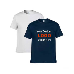 T-shirts pour hommes personnalisés avec logo, de haute qualité, en tissu léger 100% coton, pour les commandes en gros, t-shirts unis pour hommes - Product Image 3