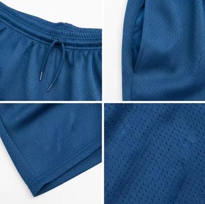 Pantalones cortos deportivos de malla ligera para hombre, poliéster transpirable, pantalones cortos para correr, precio al por mayor - Product Image 5