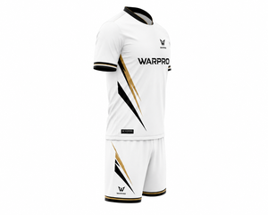 WARPRO <b>Men</b>’s Soccer Jersey Set <b>V</b>-<b>Neck</b> Short Sleeve Geometric Print Moisture Wicking Polyester Uniform Polyester Soccer Jersey - Product Image 2